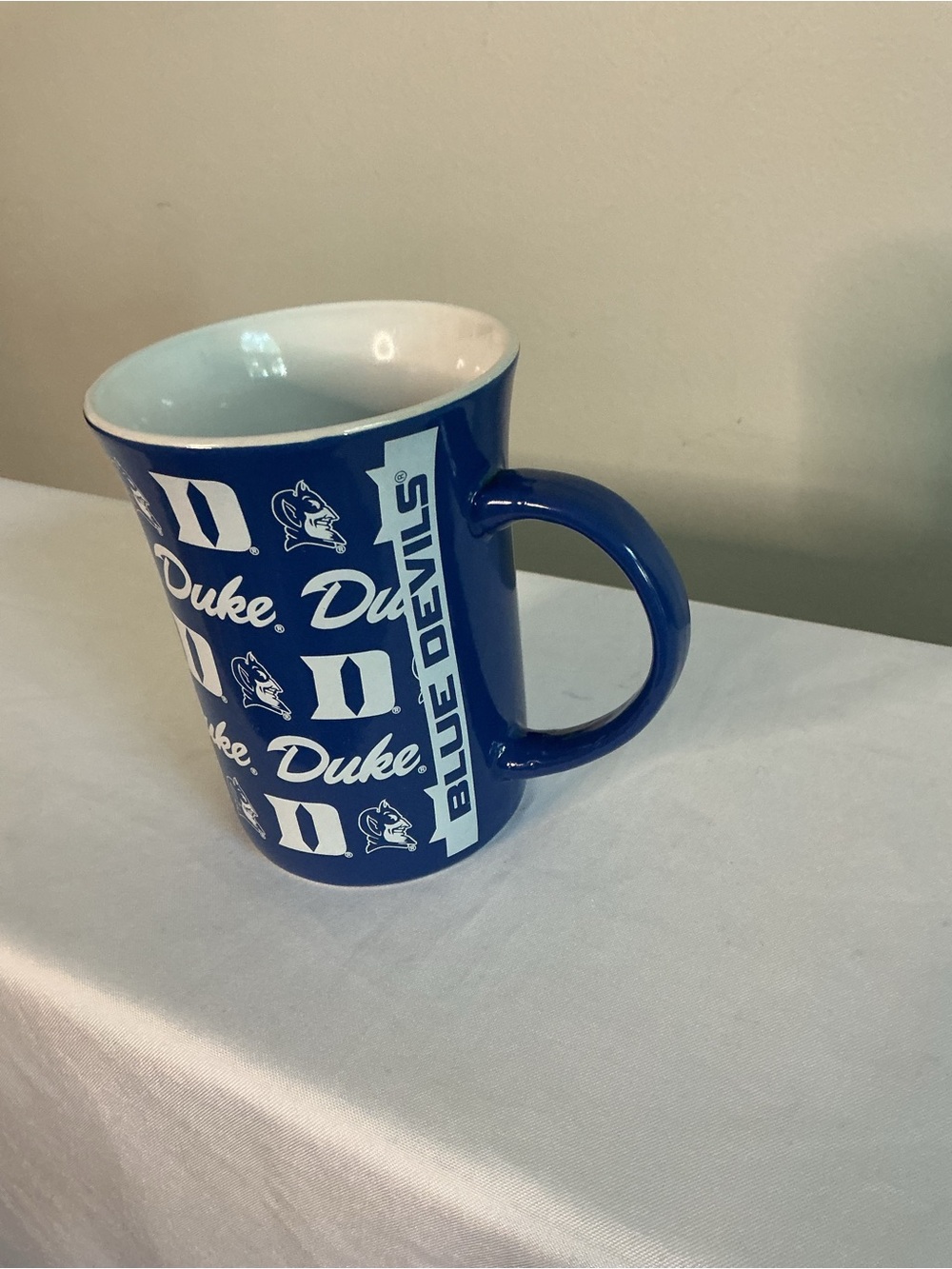NCAA Duke Blue Devils Ceramic Mug - Blue & White